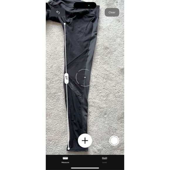 ALO YOGA Epic Leggings In Black sheer, Med $138 E11 - Picture 4 of 9